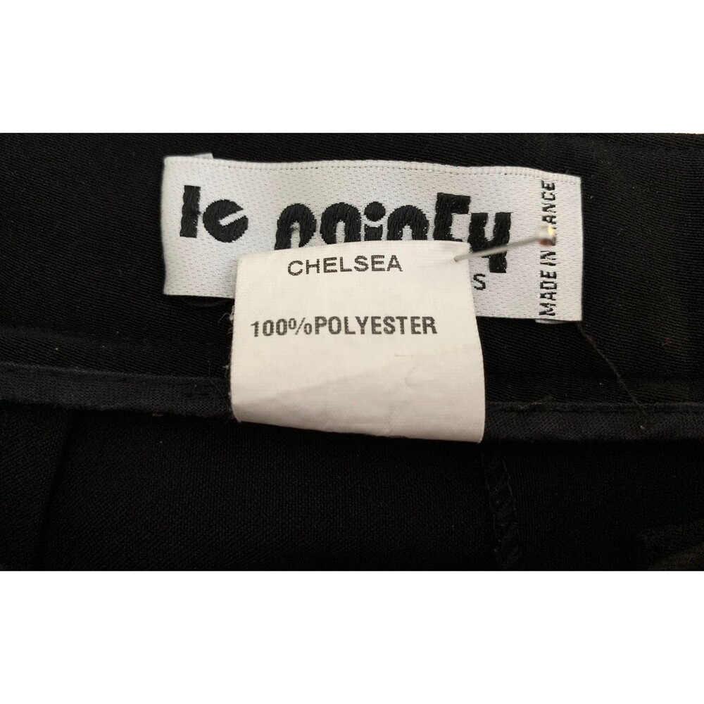 NWOT Le Painty Paris Women size FR 46/US 14 Black High Rise Chelsea Trousers - Picture 5 of 8